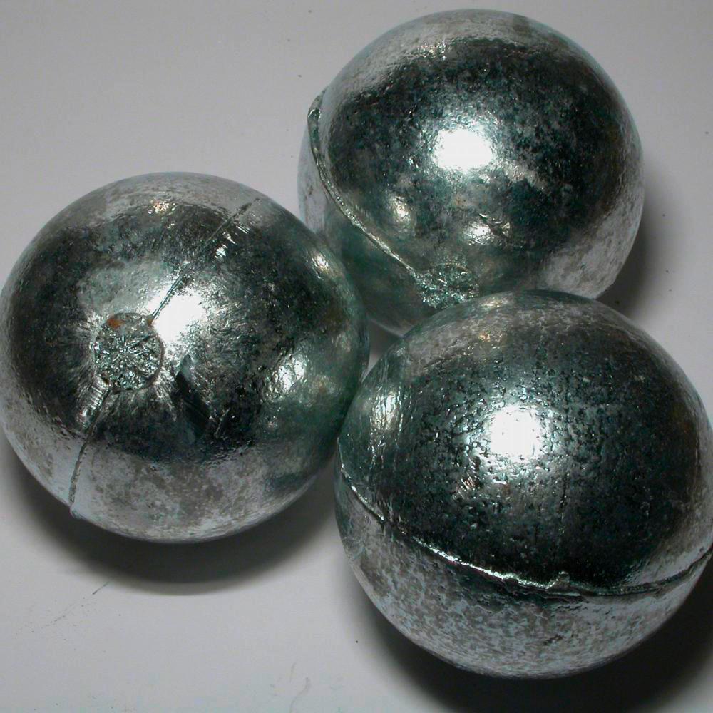 Anode balls, a sample of the element Zinc in the Periodic Table