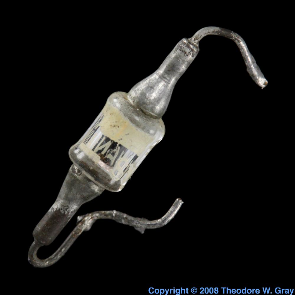 Old germanium diode, a sample of the element Germanium in the Periodic