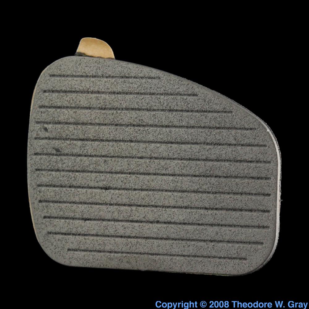 Golf club insert, a sample of the element Tungsten in the Periodic Table