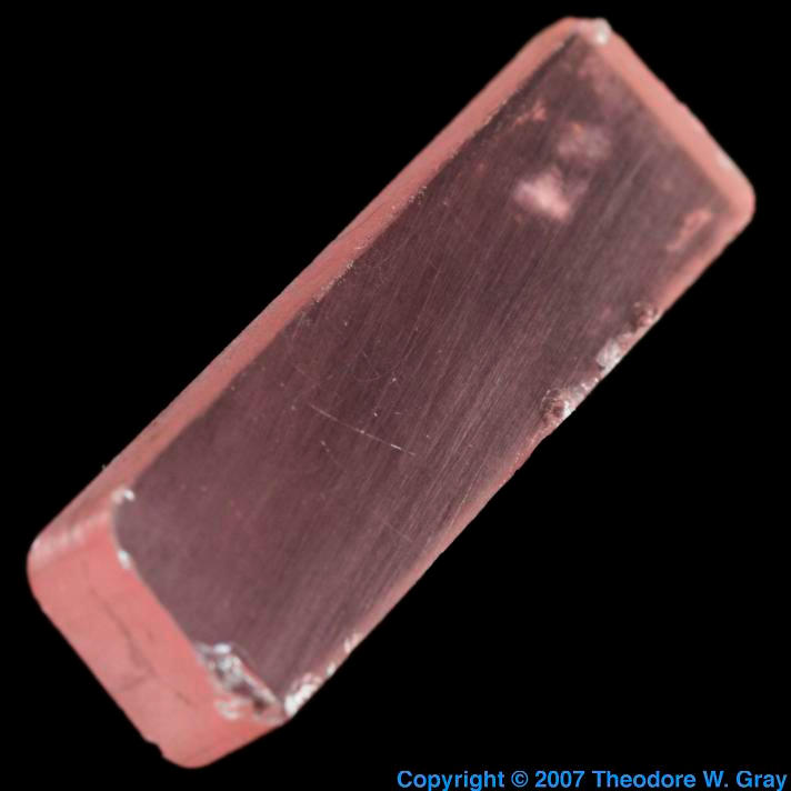 RbMnF3 crystal, a sample of the element Rubidium in the Periodic Table