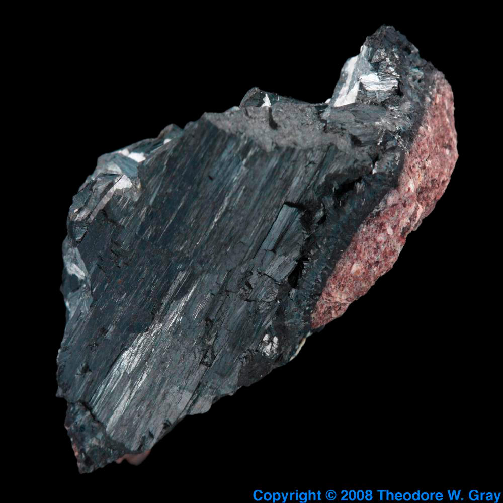 Manganite, a sample of the element Manganese in the Periodic Table