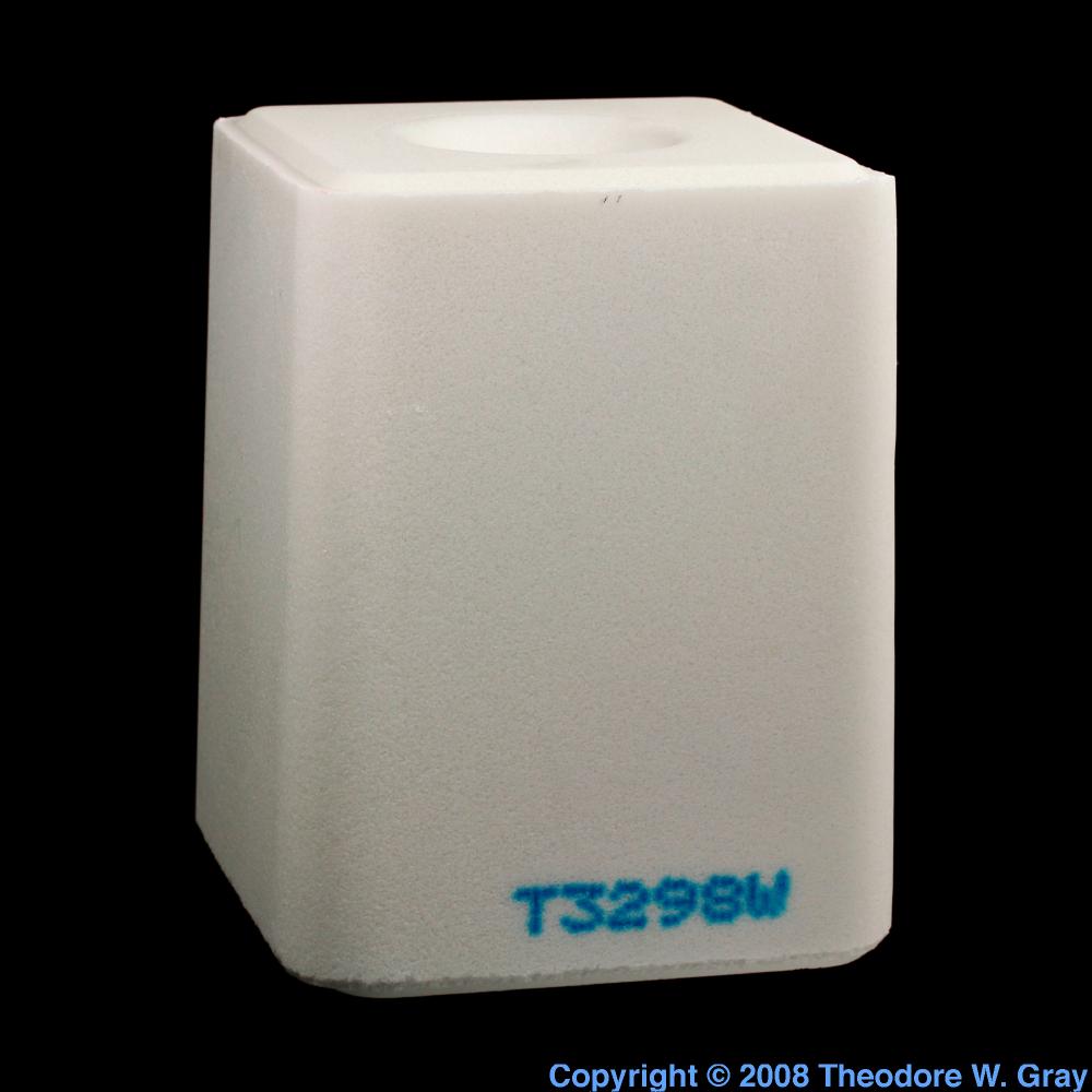 50 pound salt block, a sample of the element Chlorine in the Periodic Table